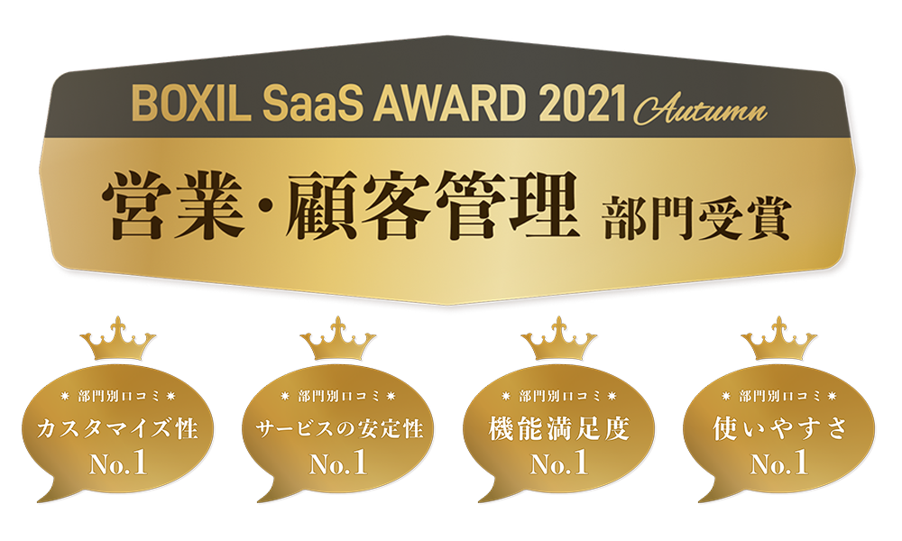 BOXIL SaaS AWARD 2021受賞